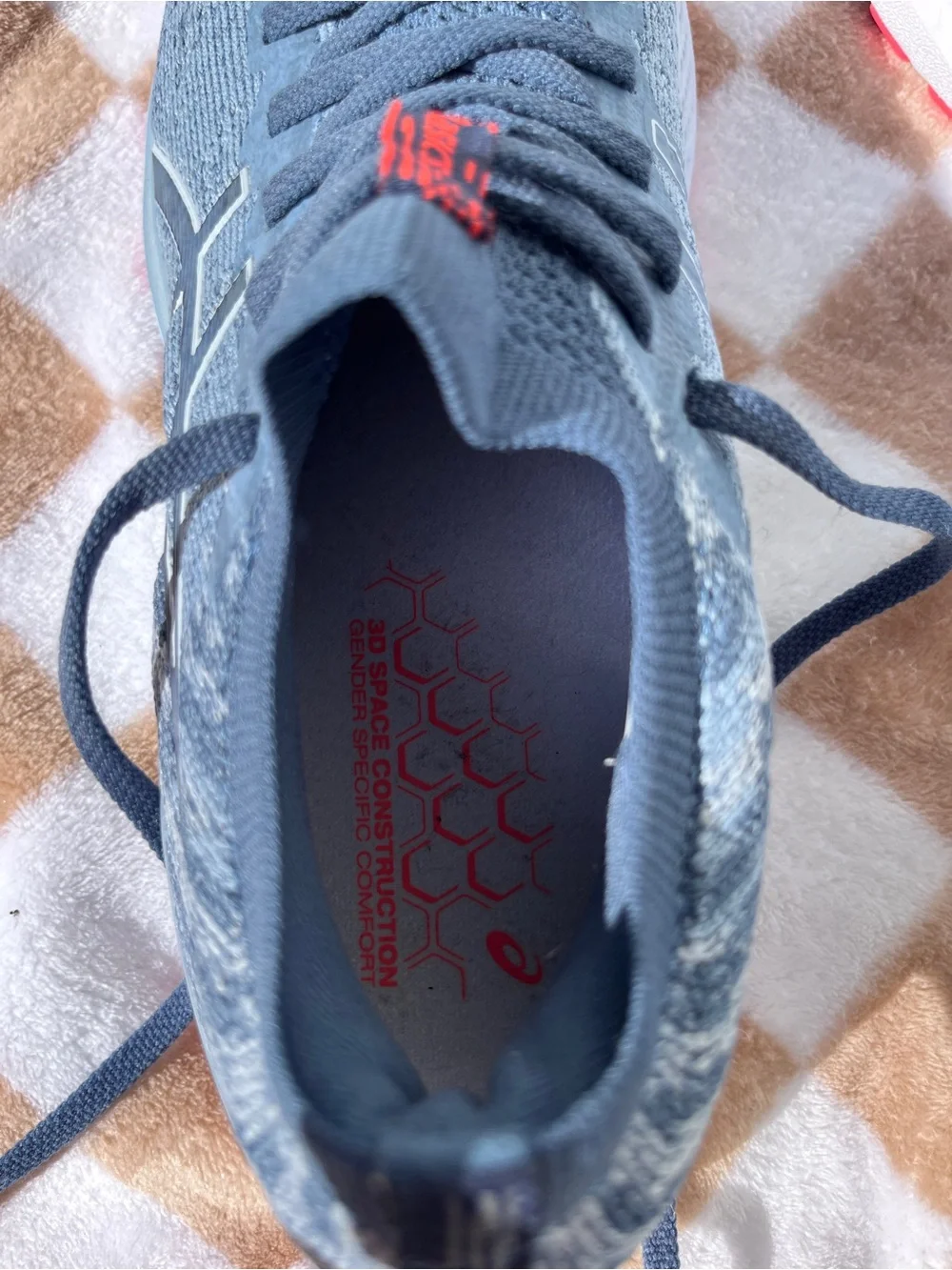 ASICS Women's Blue Tennis Shoes Size 9